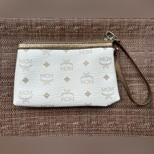 MCM Pochette w/wrist strap